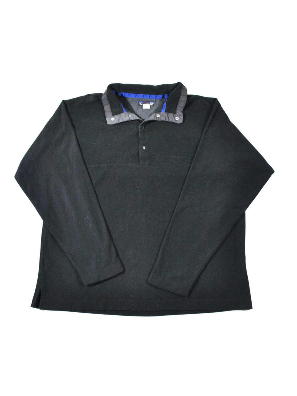 Vintage Patagonia Made in USA Snap Thin Black Jacket Fleece Size Medium